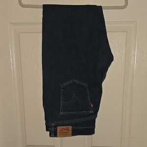 Levis Dark Blue Straight Jeans